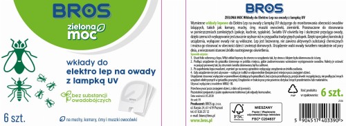 BROS ZM Wklady do elektro lep na owady z lampka UV 2126 - 2126 - siatka 03.04.25.jpg