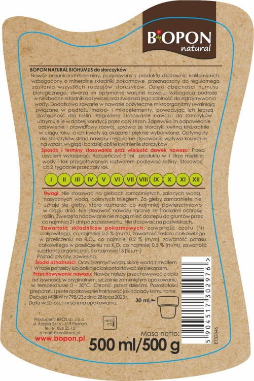 BOPON natural nawoz biohumus do storczykow 0,5l ET30846 - 1899 A - siatka 20.09.23.jpg