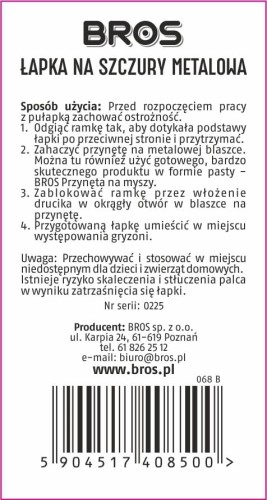BROS Lapka na szczury metalowa - 068 B - 068 B - siatka 18.12.24.jpg