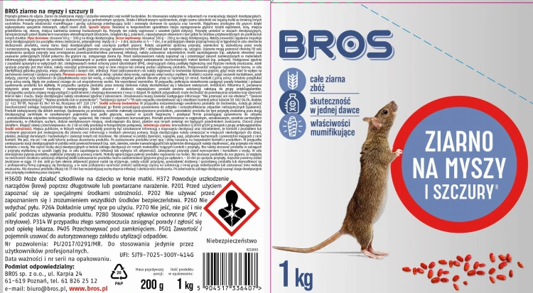 BROS Ziarno na myszy i szczury 1kg PROF KZ1800 - 1956 C - siatka 23.04.26.jpg