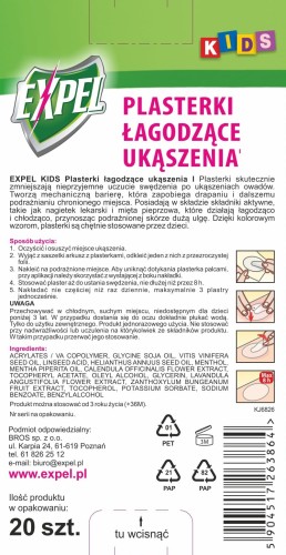 EXPEL KIDS plasterki lagodzace ukaszenia 20 szt. KJ6826 - 1815 B - siatka 28.02.25 (2).jpg