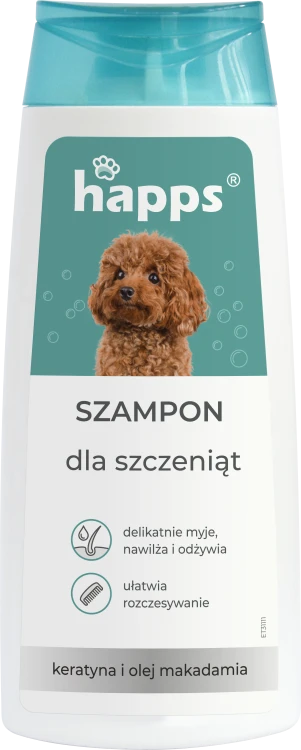 HAPPS szampon pielegnacyjny dla szczeniat 200 ml - 1807 D - 5904517249851 18.03.25.png