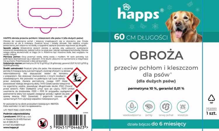 HAPPS obroza przeciw pchlom i klszczom dla duzych psow KJ6998 - 410 J - siatka - 16.09.25.jpg