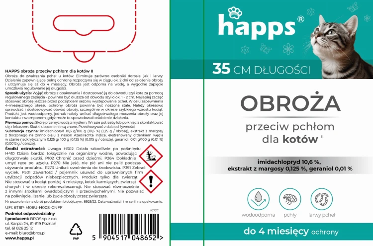 HAPPS obroza przeciw pchlom dla kotow - 441 L - 5904517048652 - siatka 16.09.25.jpg