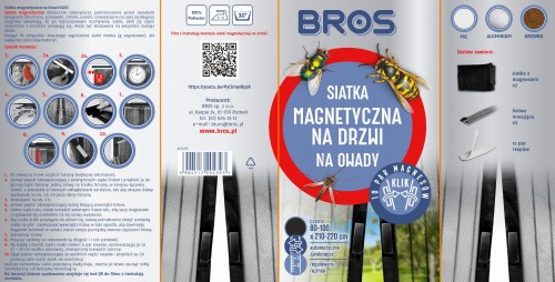 BROS Siatka magnetyczna na drzwi KLIK 100x220 czarna KJ5430 - 1603 A - siatka 30.03.22.jpg