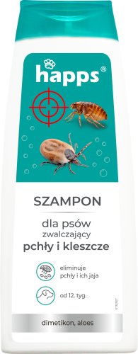 HAPPS Szampon dla psow zwal. pchly i kleszcze 250ml - 2019 A - 5904517365568 - 12.08.24.png
