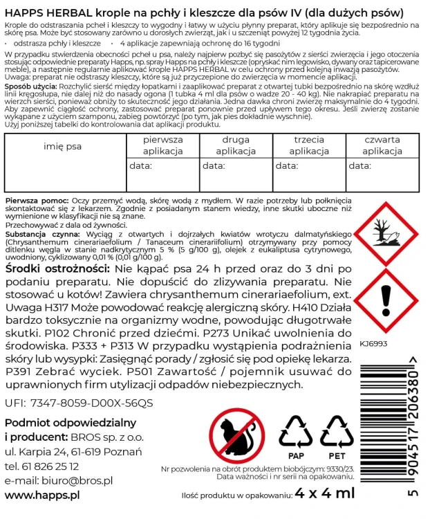HAPPS Herbal krople na pchly i kleszcze dla duzych psow KJ6993 - 1614 E - siatka 25.09.25.jpg