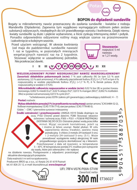 BOPON Do dipladenii sundaville nawoz plyn. 0,3l ET36027 - 2072 A - siatka 13.09.24.jpg