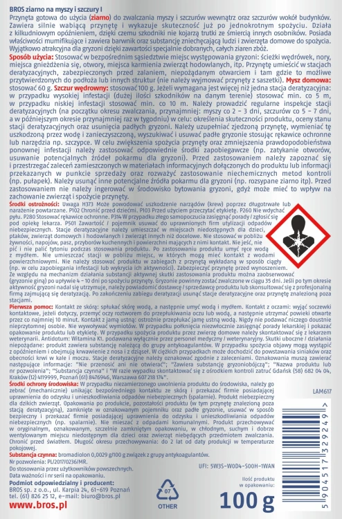 BROS Ziarno na myszy i szczury 100g POWSZ LAM617 - 1963 - siatka 27.05.22.jpg