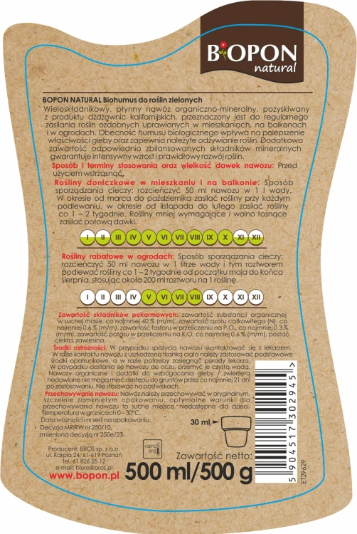 BOPON Natural Biohumus do rosl zielonych 0,5 l ET29629 - 1897 A - siatka 31.10.23.jpg