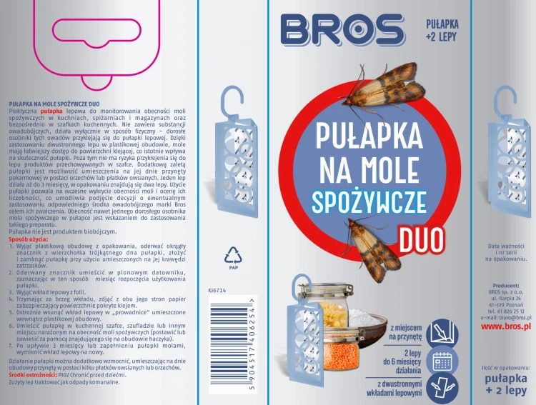 BROS pulapka na mole spozywcze DUO KJ6714 - 1861 C - siatka 07.10.24.jpg