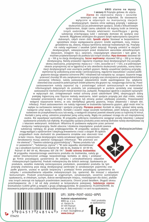 BROS ziarno na myszy i szczury II 1kg PROF str. przednia ET34253 - 1769 A - siatka 28.07.25.jpg
