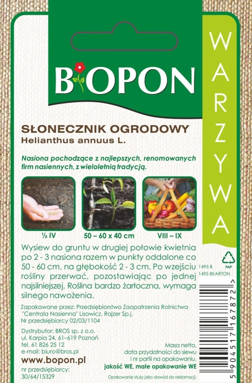 BOPON Nasiona Slonecznik ogrodowy 1495 B, 1495 BKARTON - 1495 B - siatka 26.06.25.jpg