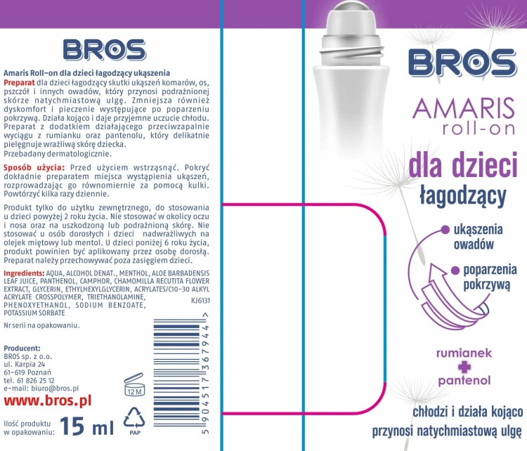 BROS Amaris roll-on lagodzacy dla dzieci KJ6131 - 2031 - siatka 29.02.24.jpg