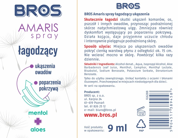 BROS Amaris Spray lag 9 ml KJ6288 - 2059 - siatka 07.12.23.jpg